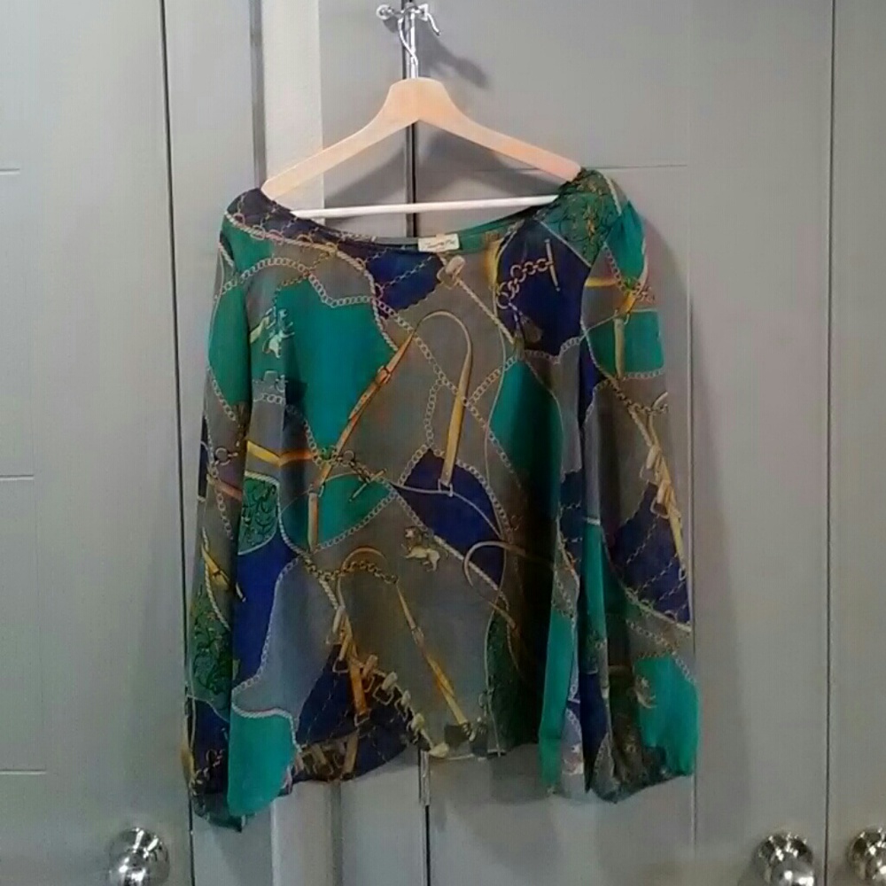 Sheer and open back top